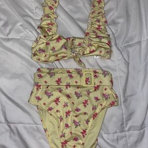 ASOS Two Piece Swimsuit Highwaisted Set